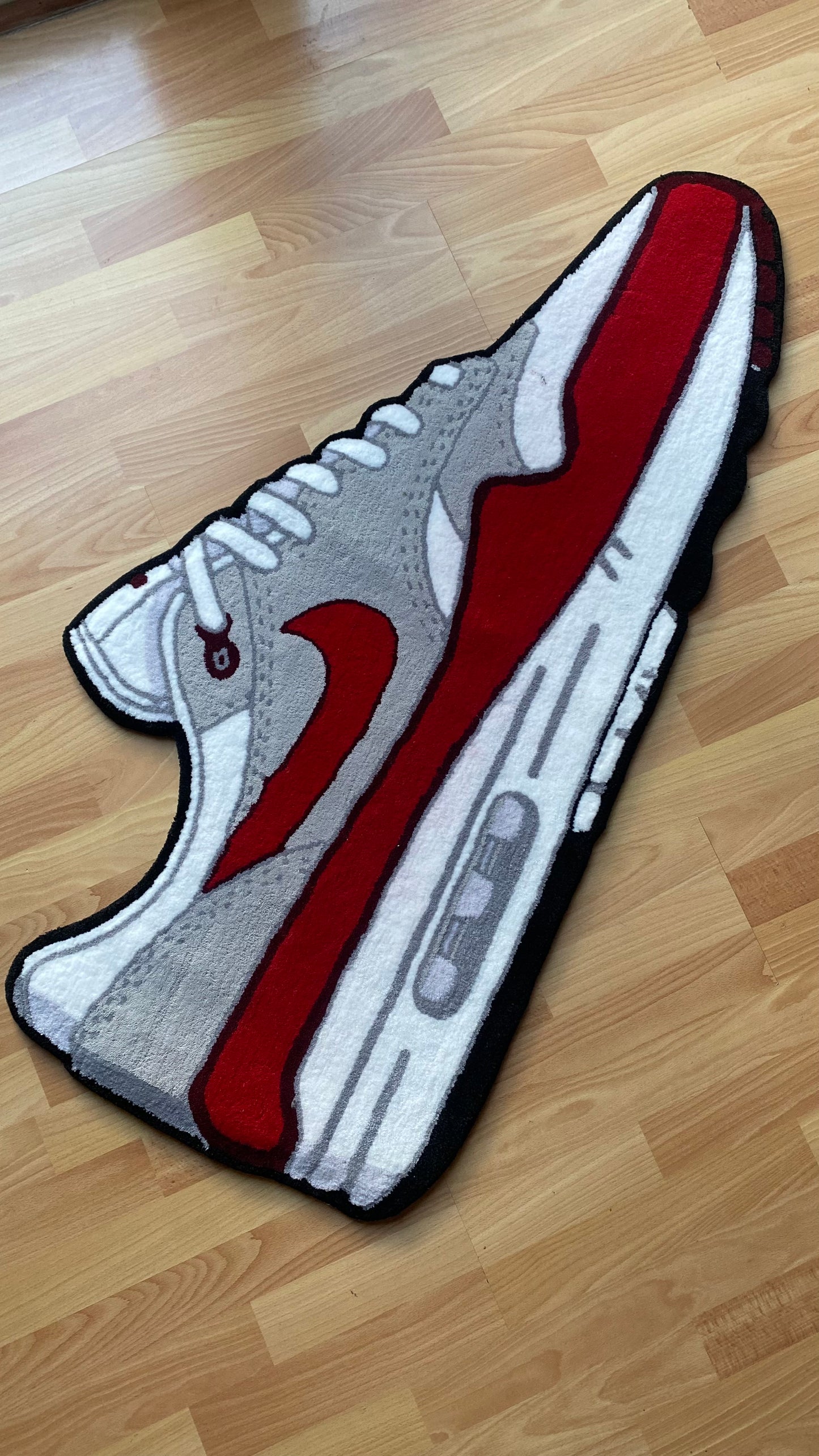 ‘AIR MAX 1 SPORT RED' HANDTUFTED RUG