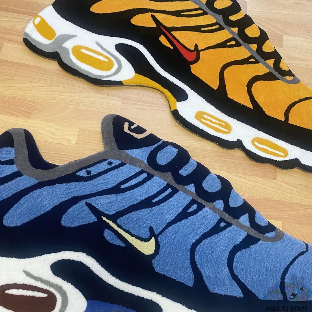 'CLASSIC NIKE TN ' HANDTUFTED RUG