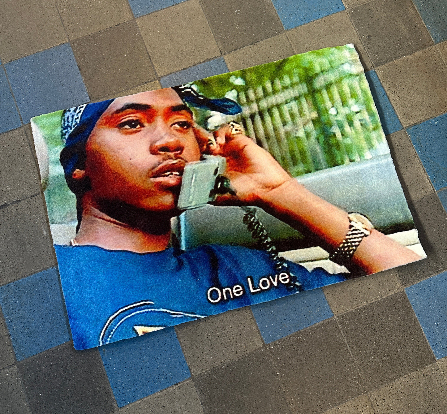 ‘NAS - ONE LOVE’ PRINTED RUG