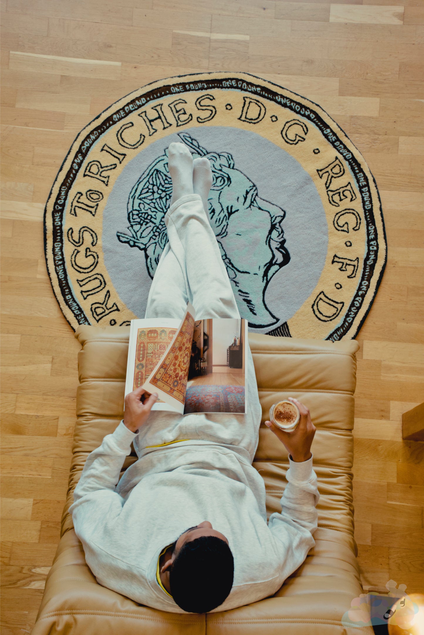 '5 YEAR ANNIVERSARY' HANDMADE RUG