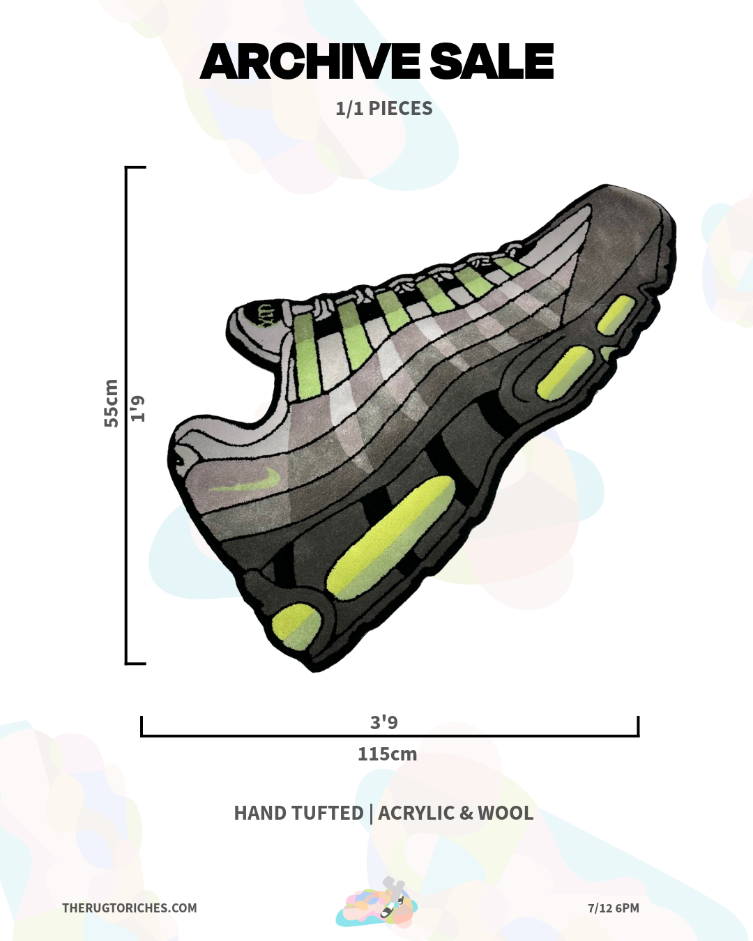 ‘AIRMAX 95’ HANDTUFTED RUG