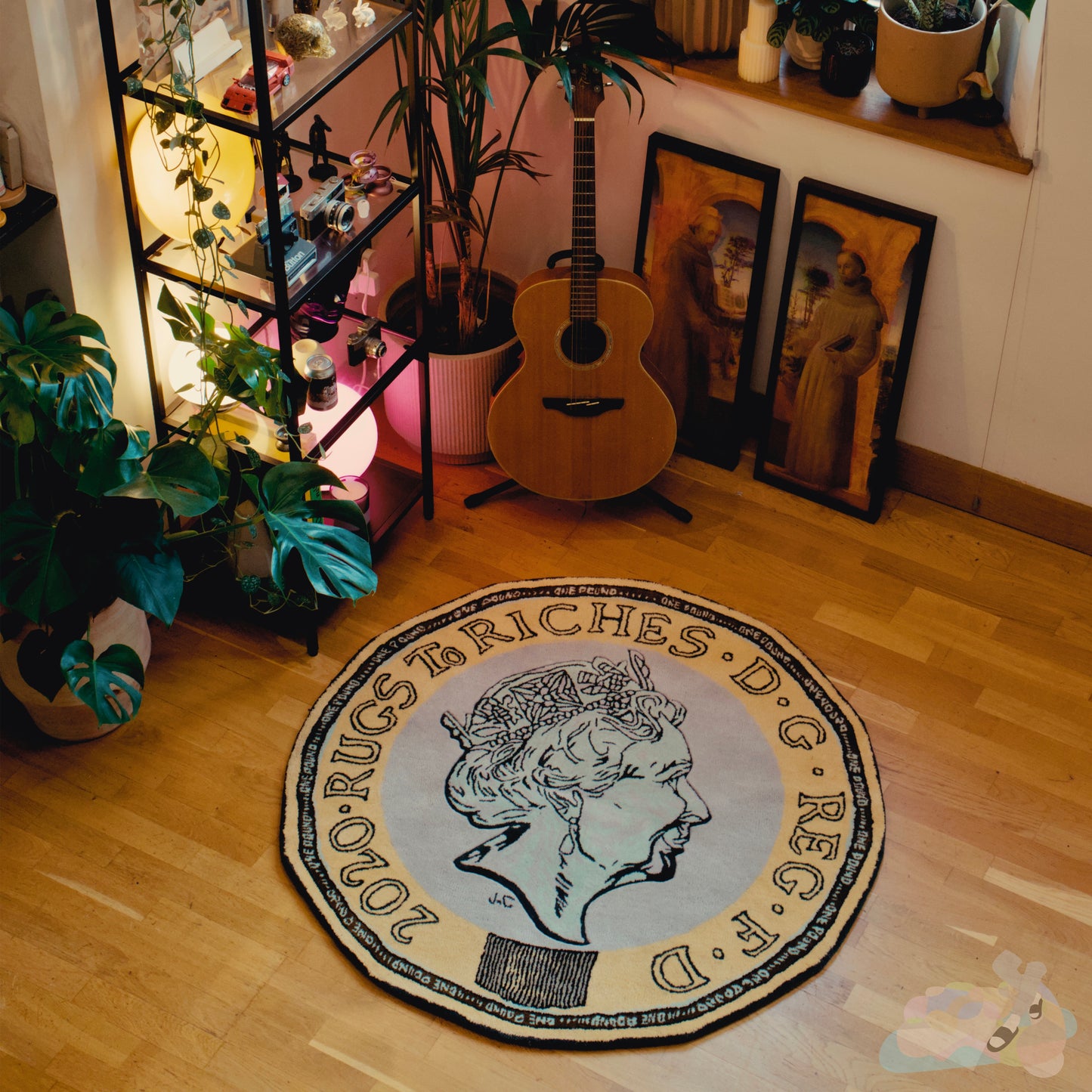 '5 YEAR ANNIVERSARY' HANDMADE RUG