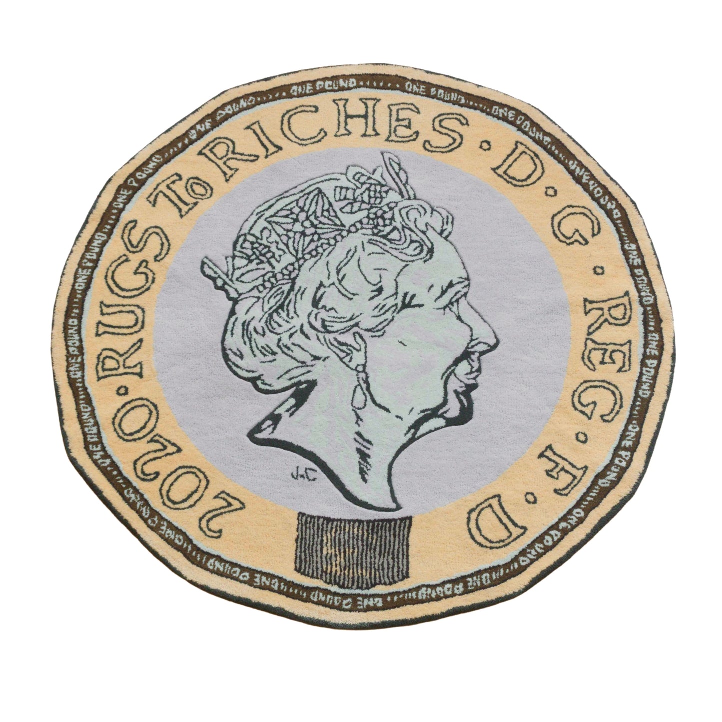 '5 YEAR ANNIVERSARY' HANDMADE RUG