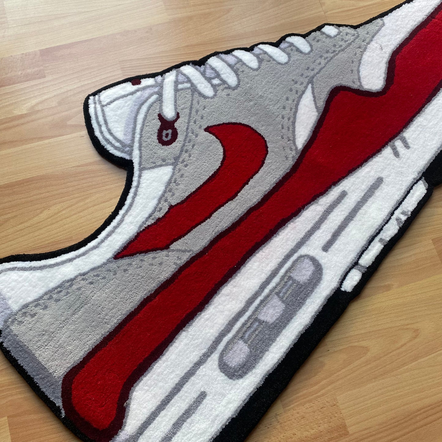 ‘AIR MAX 1 SPORT RED' HANDTUFTED RUG