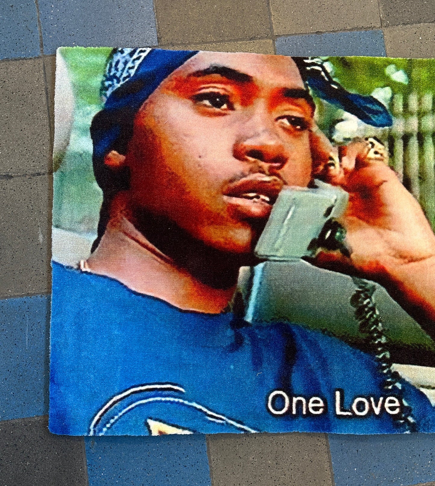 ‘NAS - ONE LOVE’ PRINTED RUG