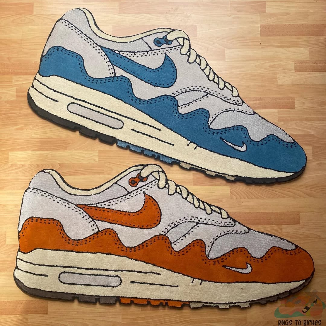 'NIKE AIRMAX 1 PATTA' HANDTUFTED RUG