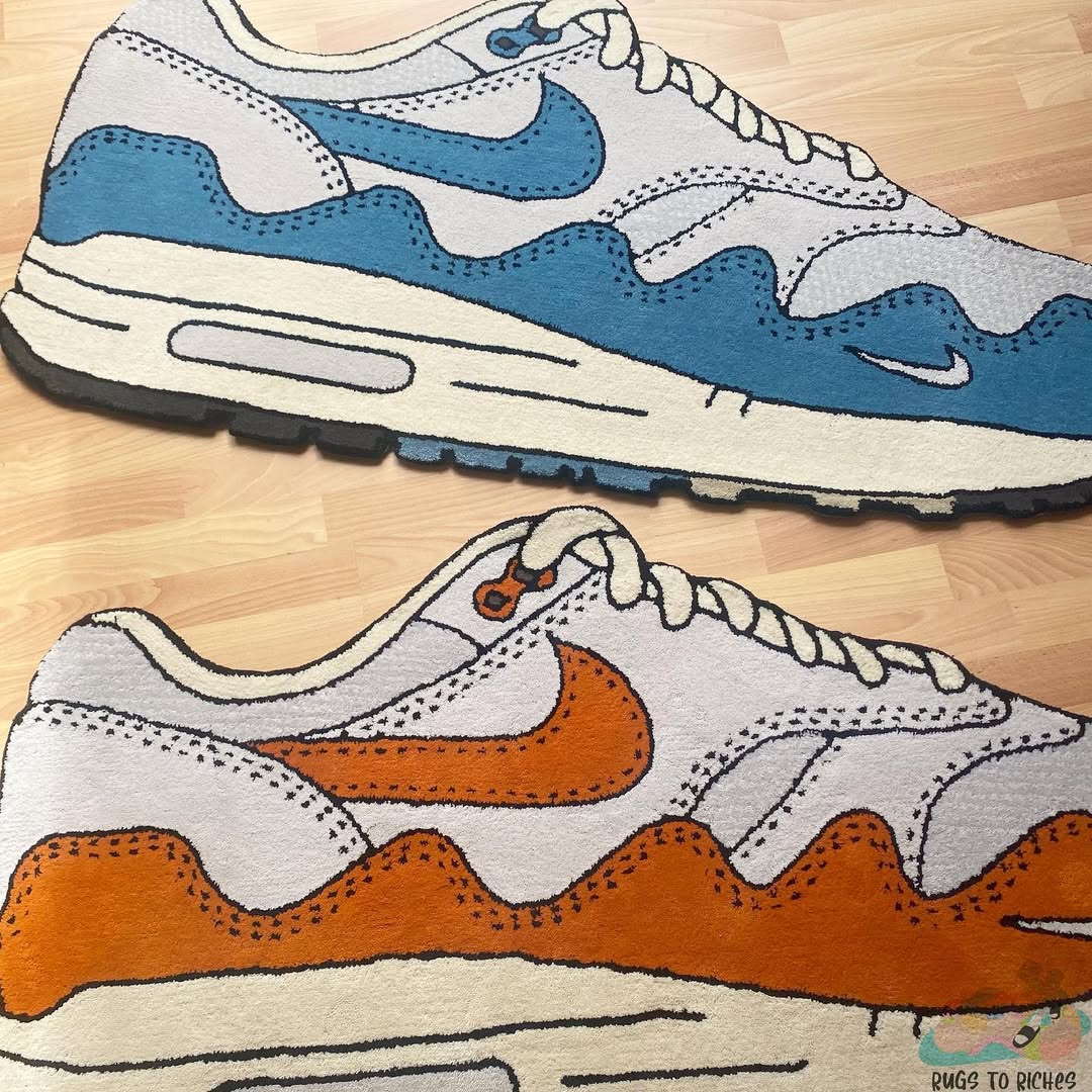 'NIKE AIRMAX 1 PATTA' HANDTUFTED RUG